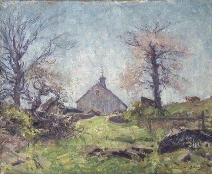 Charles Harold Davis In Spring Sunshine oil painting picture